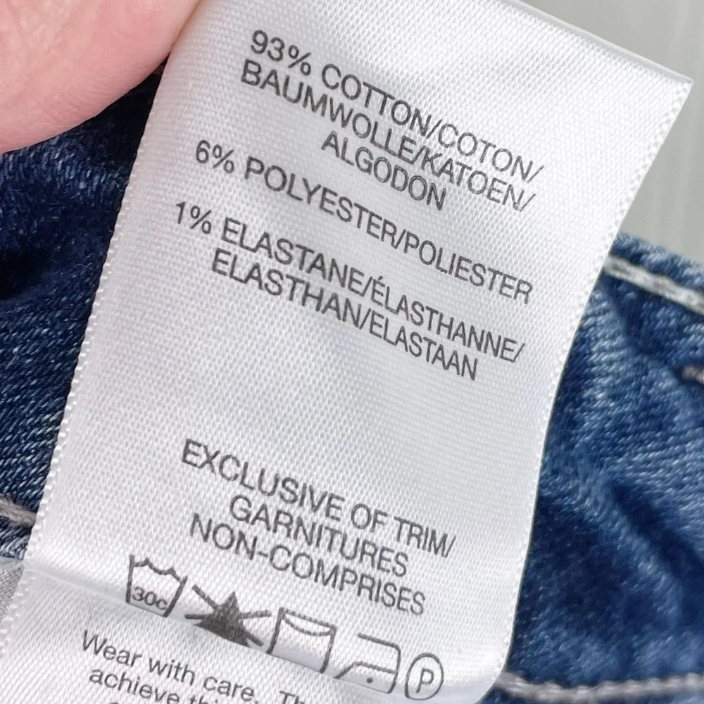 Silver Jeans Women's Boyfriend Mid Rise Slim Leg Denim Jeans Size W33 L29